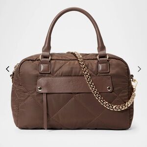 💕Make an offe💕 MZ Wallace Chocolate Quilted Satchel